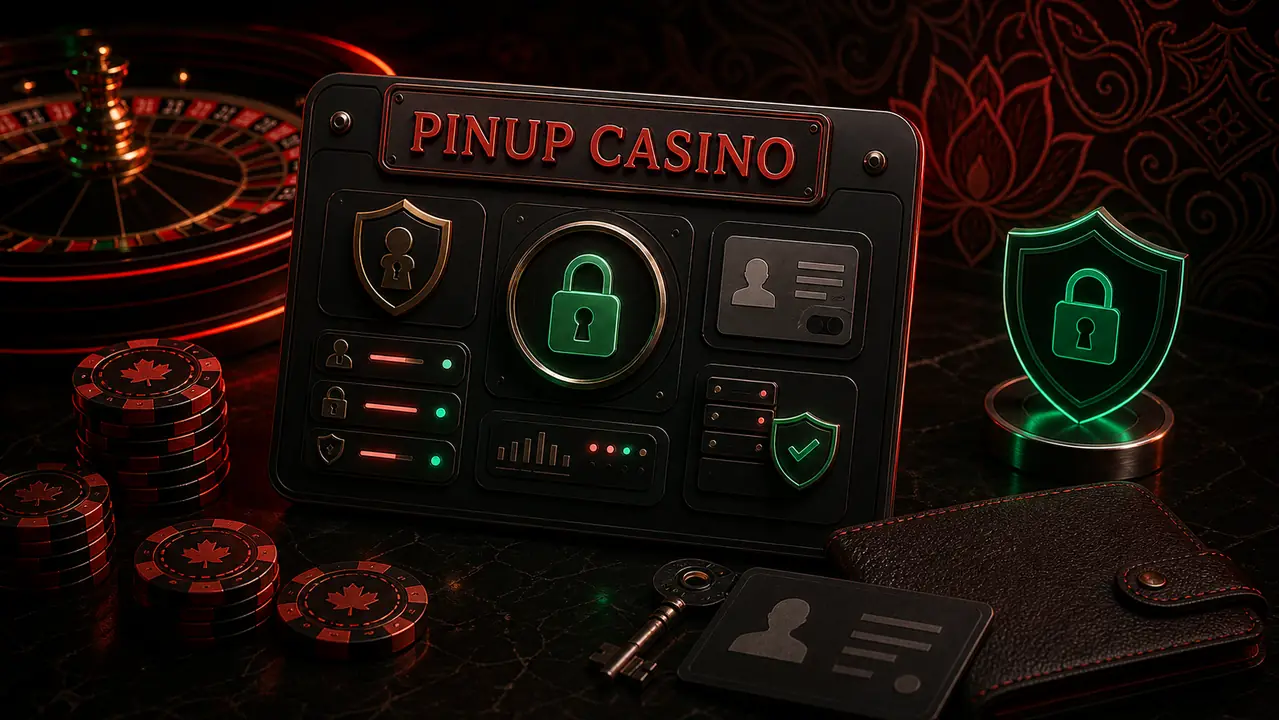 PINUP Casino privacy dashboard ও secure document visual